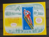 Romania 1984 - Colita Olimpiada Sarajevo MNH