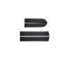 Protectii Usa Dacia Duster II 2018-2024, Set 4 Bucati, ABS Cromat/Negru
