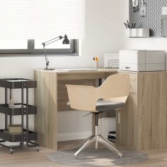 vidaXL birou de scris stejar Sonoma Plăci aglomerate Mic Birou modern