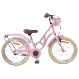 vidaXL Bicicletă pentru Copii 24 Inci pentru 8-12 ani Roz deschis 42009701