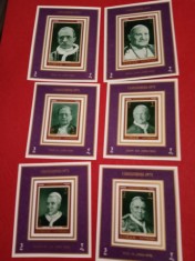 AJMAN, CHRISTMAS - 6 COLIȚE MNH IMPERF.