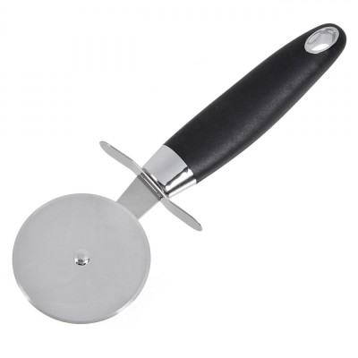 Cuțit Pizza, Lamă Oțel Inoxidabil 6.5cm, M&amp;acirc;ner Plastic Negru, Lungime Totală 21cm foto
