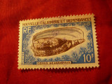 Serie Noua Caledonie 1968 - Scoica , 1 valoare stampilat