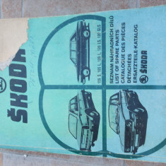 Manual reparație piese Skoda 105L, 120L, 1977 vintage