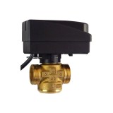 VANA DE ZONA CU 2 CAI 1 DN25 KVS 11M3 H REGULUS CU SERVOMOTOR SI CABLU LK525 NC 16283