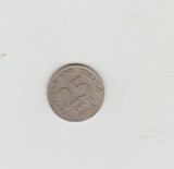 bnk mnd Trinidad Tobago 25 centi 1966