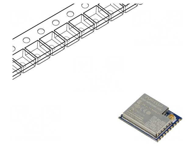 Modul WiFi IEEE 802.11b/g/n SMD IPEX