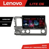 Navigatie Honda Civic Sedan Lenovo Kit-044 8 core 6+128 GB Android Waze USB Navigatie Internet Youtube Radio CarStore Technology