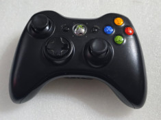 Controller Microsoft Xbox 360 Wireless Gaming - Black (Model 1403) - poze reale foto