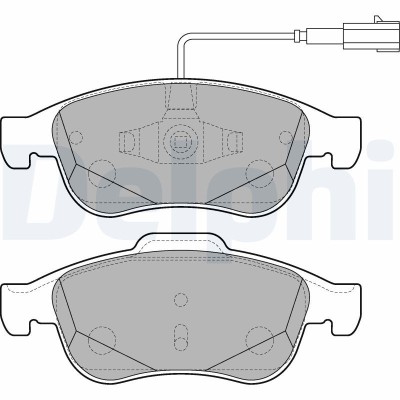 DELPHI LP2220 set placute frana,frana disc foto