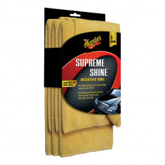 Set 3 lavete microfibra MEGUIAR&amp;#039;S Supreme Shine 40x63cm foto