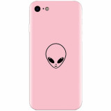 Husa silicon pentru Apple Iphone 5c, Pink Alien