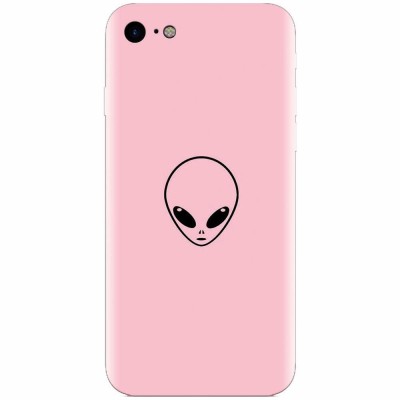 Husa silicon pentru Apple Iphone 5c, Pink Alien foto