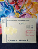 Carte - Cartea tehnica DAC 665 TG, Inteprinderea de Autocamioane Brasov, An 1983