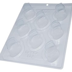 Forma pentru ciocolata BWB 9723, 18.5 x 24 cm, plastic, silicon, transparent