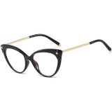 Ochelari cat eye calculator anti lumina albastra Techsuit, negru, F93308