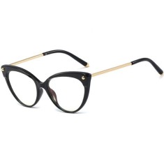 Ochelari cat eye calculator anti lumina albastra Techsuit, negru, F93308 foto