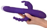 Vibrator cu miscare inainte-inapoi (miscare de 1.2cm) Thrusting Pearl Triple