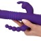 Vibrator cu miscare inainte-inapoi (miscare de 1.2cm) Thrusting Pearl Triple