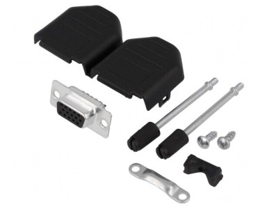 Mufă D-Sub HD 15-Pin Mamă pentru Cablu - Set Complet foto