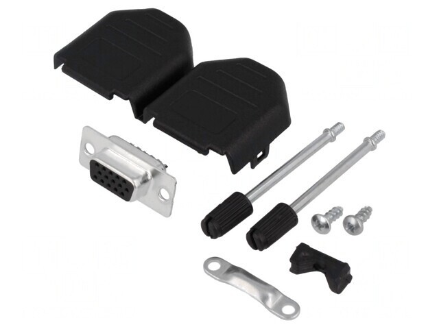 Mufă D-Sub HD 15-Pin Mamă pentru Cablu - Set Complet