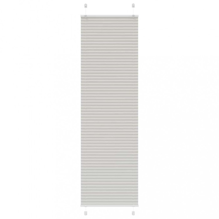 Jaluzea plisată gri deschis 60x200 cm Lățime țesătură 59,4 cm