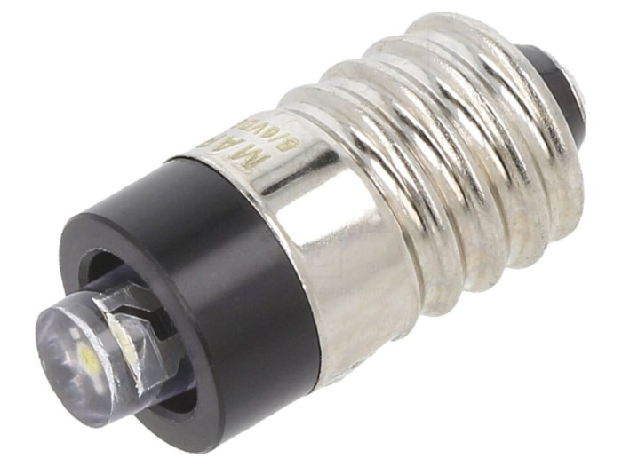 Lampă LED alb rece 5V E10 5mm