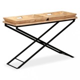 Cumpara ieftin Masă consolă Lemn masiv de mango 130x40x80 cm