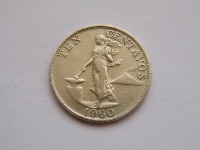 10 CENTAVOS 1960 FILIPINE
