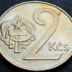 Moneda 2 COROANE - RS CEHOSLOVACIA, anul 1972 * 1622 = A.UNC+