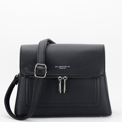 Geanta neagra casual FloraCO Paris H6922 126 foto