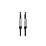 Baseus Audio Yiven M30 cablu 1.5M argintiu / negru (CAM30-CS1)