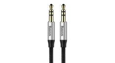 Baseus Audio Yiven M30 cablu 1.5M argintiu / negru (CAM30-CS1)