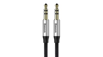 Baseus Audio Yiven M30 cablu 1.5M argintiu / negru (CAM30-CS1) foto