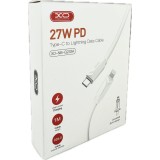 Cumpara ieftin Cablu telefonic tip C, DCO, Conexiune iPhone, 1 m, Alb