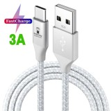 Cablu date si incarcare rapida, PRESTIGE CHARGE&reg;, FastCharge max 3A, pentru Samsung, Iphone 15, 18W cu protectie la supratensiune, incarcare rapida si