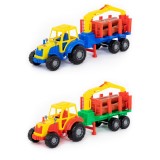 Cumpara ieftin Tractor cu remorca lemne, 46,6&times;13,4&times;20 cm, Polesie