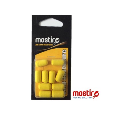 PELLETE MOSTIRO GALBENE SPUMA FLOTANTA 10 BUC foto