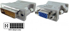 Adaptor DVI-I duallink, VGA mama - 126917 foto