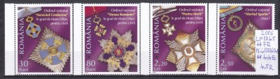 2006 Ordinele Romaniei LP1745 MNH Pret 3,5+1Lei foto