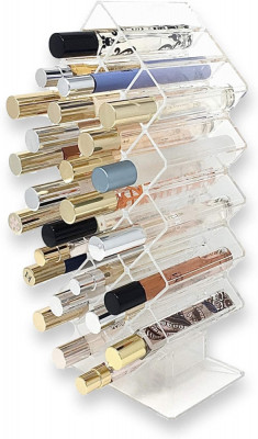 ALEGORY Acrilic Rollerball Machiaj Organizator Cosmetic Beauty Vanity Depozitare foto