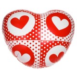 Inima Gonflabila Rosie cu Buline Patchwork 60cm