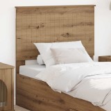 vidaXL Tăblie cap cu headboard Stejar Artizanal 90 cm Lemn compozit 887812