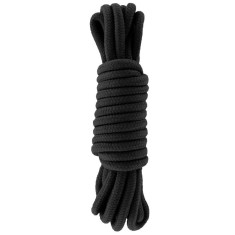 Sfoara Bondage Rope, 5 m, Negru, Passion Labs