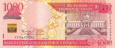 REPUBLICA DOMINICANA ? bancnota ? 1000 Pesos Dominicanos ? 2012 ? P-187b ? UNC foto
