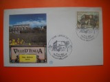 HOPCT PLIC FDC S NR 343 - VILLA MELONE LECCE 1984 ITALIA -NECIRCULAT