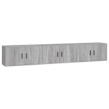 Cumpara ieftin Dulapuri TV montate pe perete, 3 buc., gri sonoma, 80x34,5x40cm