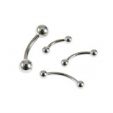 Set 4 piercing pentru sprancene