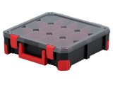 Container colectiv cu partiții negre 390x390x110mm KISTENBERG TITAN