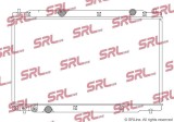 Radiator Honda Cr-V 16-22, motor: 2.0, iesire - conector rapid, 748x425x16, SRLine, Aluminiu/ Plastic brazat, 190105RDA01; 190105TZH01